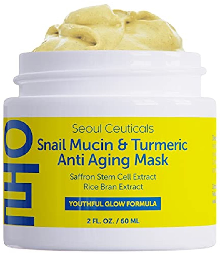 SeoulCeuticals Snail Mucin Turmeric Korean Face Mask Skin Care
