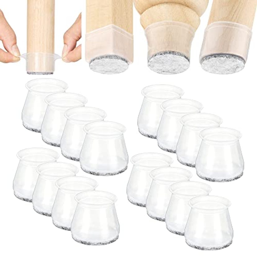 Aneaseit Chair Leg Floor Protectors (16 Pieces)