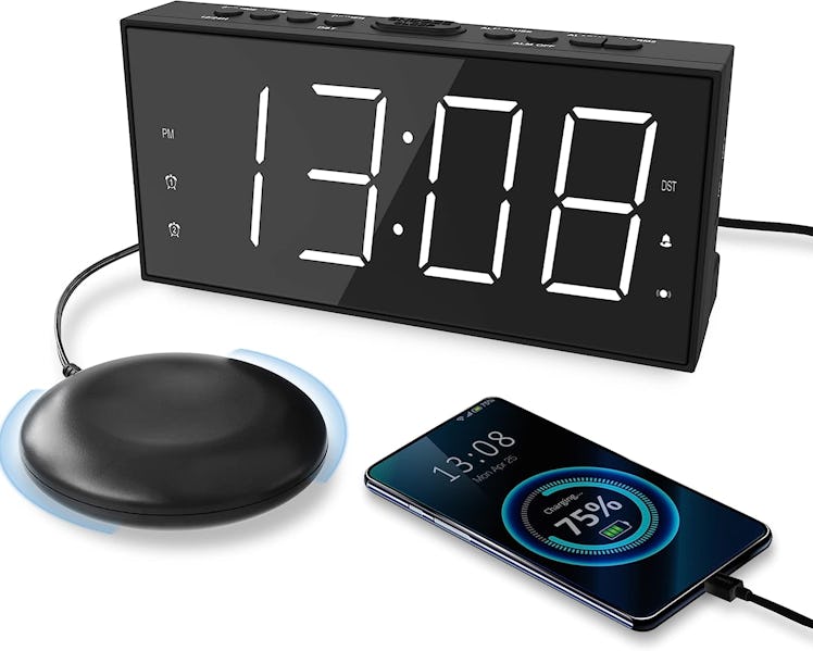 Roxicosly Alarm Clock with Bed Shaker