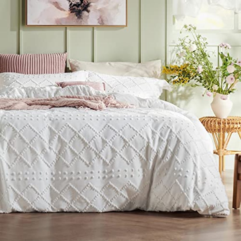 Bedsure Tufted Queen Duvet Cover