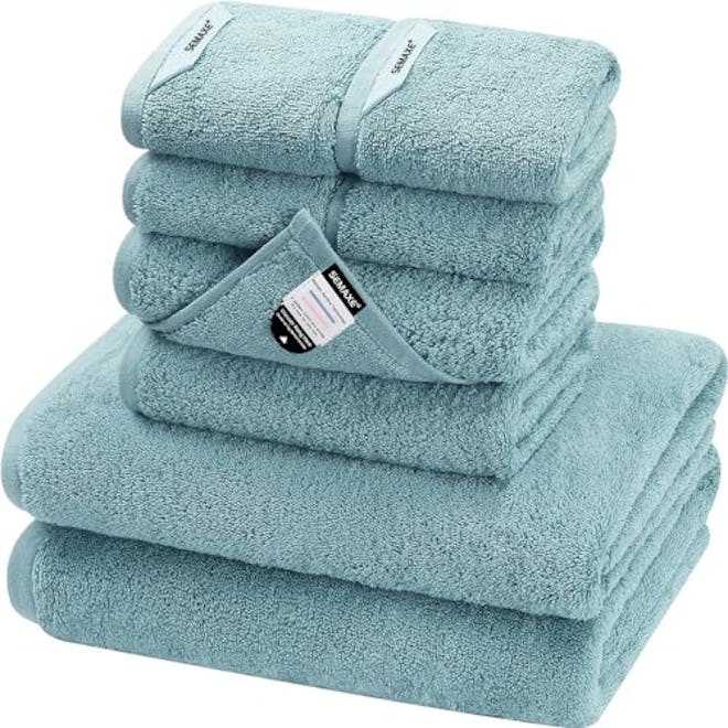SEMAXE 100% Cotton Towel Set