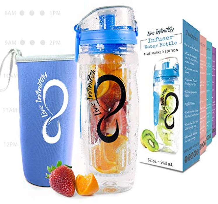 Live Infinitely Fruit Infuser Water Bottle