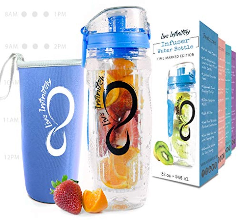 Live Infinitely 32 oz. Fruit Infuser Water Bottle