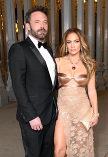 Ben Affleck and Jennifer Lopez wear Gucci at the 2023 LACMA Art+Film Gala.