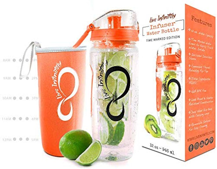 Live Infinitely Fruit Infuser Water Bottle