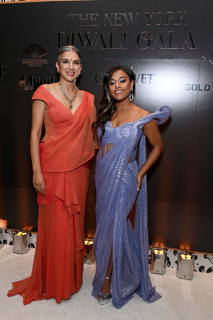 Radhika Jones and Ariana DeBose attend The New York Diwali Gala 2023 at the Mandarin Oriental Hotel ...