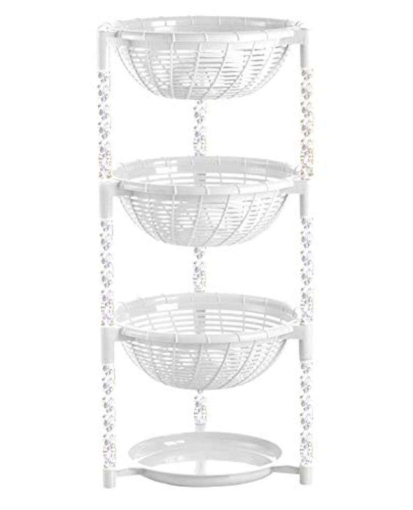 Uncluttered Designs Stacking Basket Bins