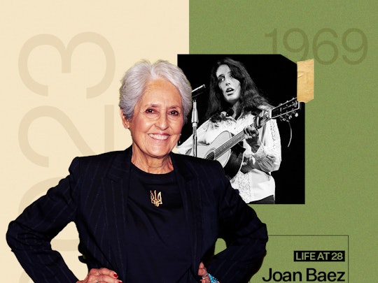 Joan Baez's songs and lifelong work have focused on Civil Rights and Anti-War activism.