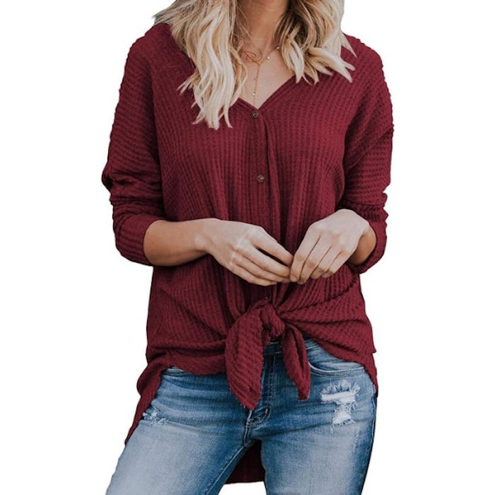 Miholl Relaxed Button Down Top