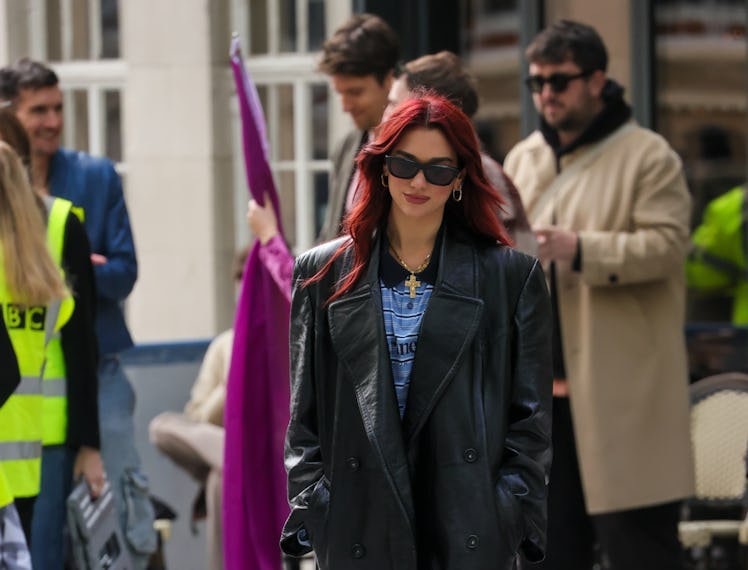 Dua Lipa seen in London, England on November, 7, 2023.