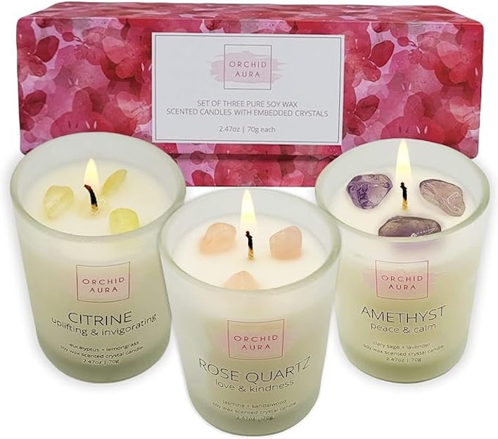 ORCHID AURA Soy Candles (3 Pieces)
