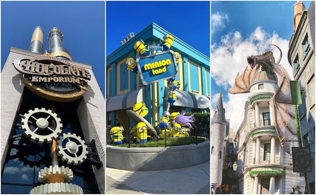Toothsome Chocolate Emporium, Minion Land, and the Wizarding World of Harry Potter are all family-fr...