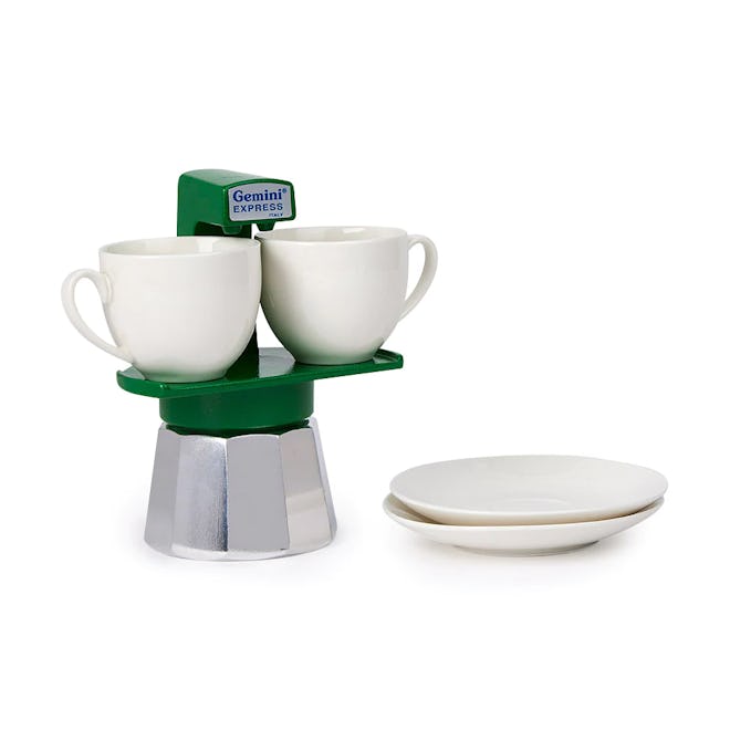 The Gemini Espresso Maker makes for a great holiday 2023 home decor gift.