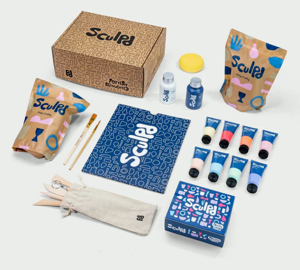 The Sculpd Pottery Starter kit is a great holiday 2023 gift.