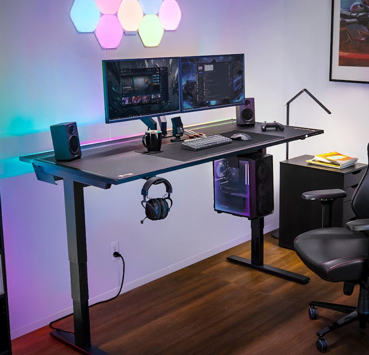 MAGNUS Pro Sit-To-Stand Metal Desk with Magnetic Ecosystem