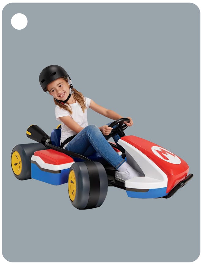 Super Mario Kart 24V Battery Powered Ride-On Racer (3+)