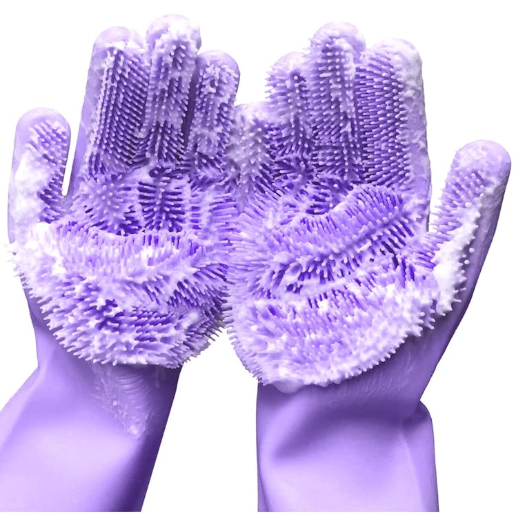 ALPENKOK Silicone Dishwashing Gloves