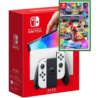 Nintendo Switch – OLED Model W/ White Joy-Con Console