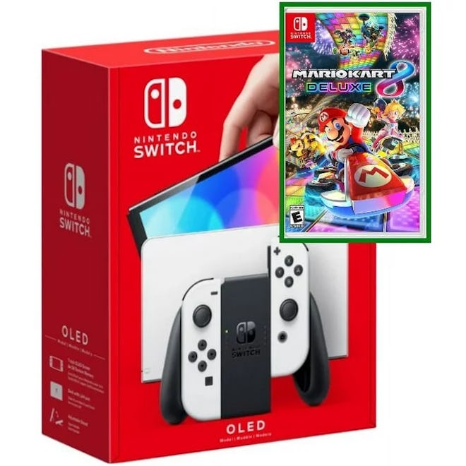 Nintendo Switch – OLED Model W/ White Joy-Con Console
