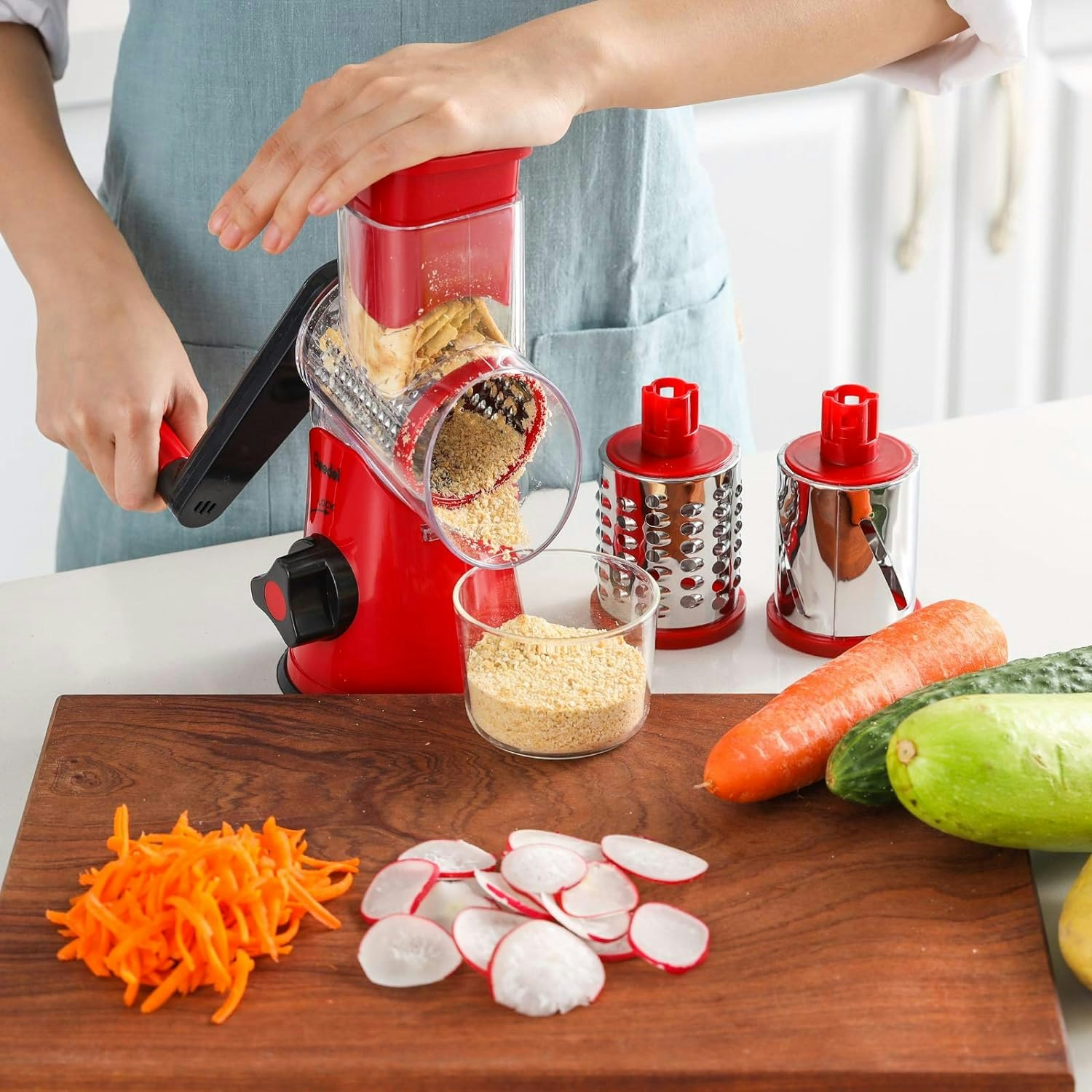 This $30 Rotary Grater Is the Meal Prep Superhero Every Kitchen