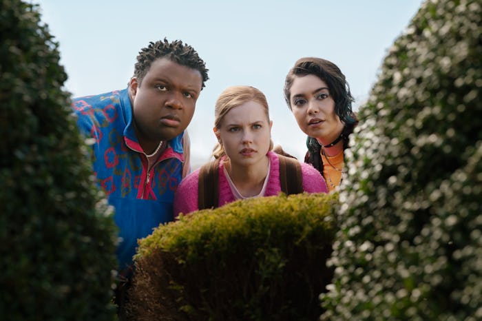 Jaquel Spivey plays Damian Hubbard, Angourie Rice plays Cady Heron and Auli'i Cravalho plays Janis ‘...
