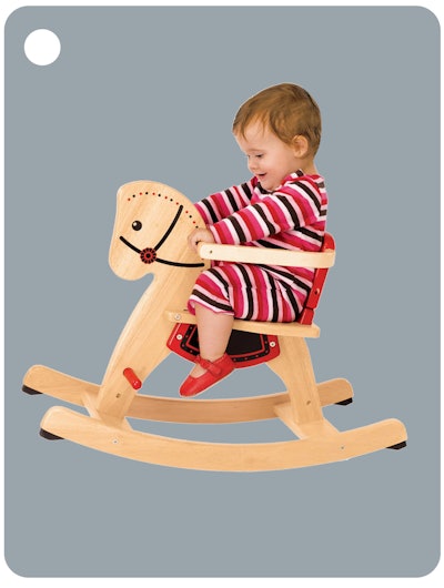 Grow With Me Wooden Rocking Horse (12-18M)
