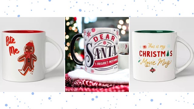 Holiday mugs are just more fun to drink out of this time of year!