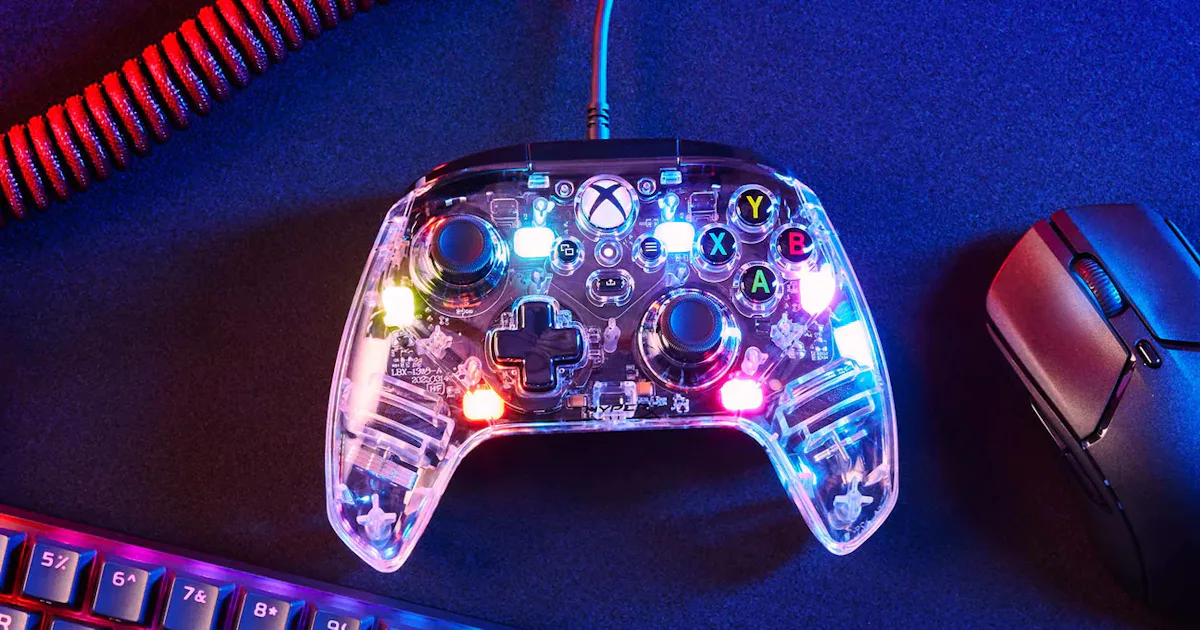 HyperX's Transparent Xbox Controller is Decked Out With RGB Lighting