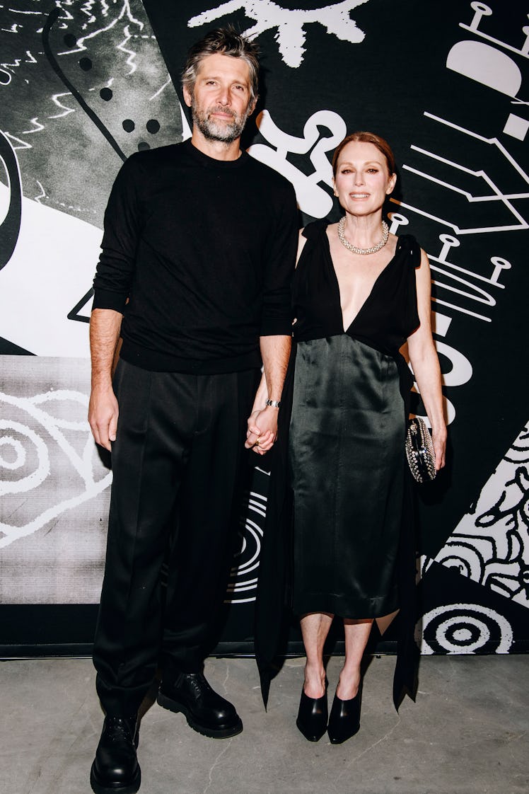 Bart Freundlich and Julianne Moore at the 2023 Creative Time Gala at Skylight at Essex Crossing in N...