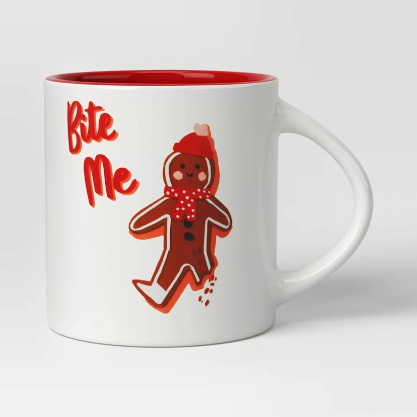 "Bite Me" Gingerbread Mug