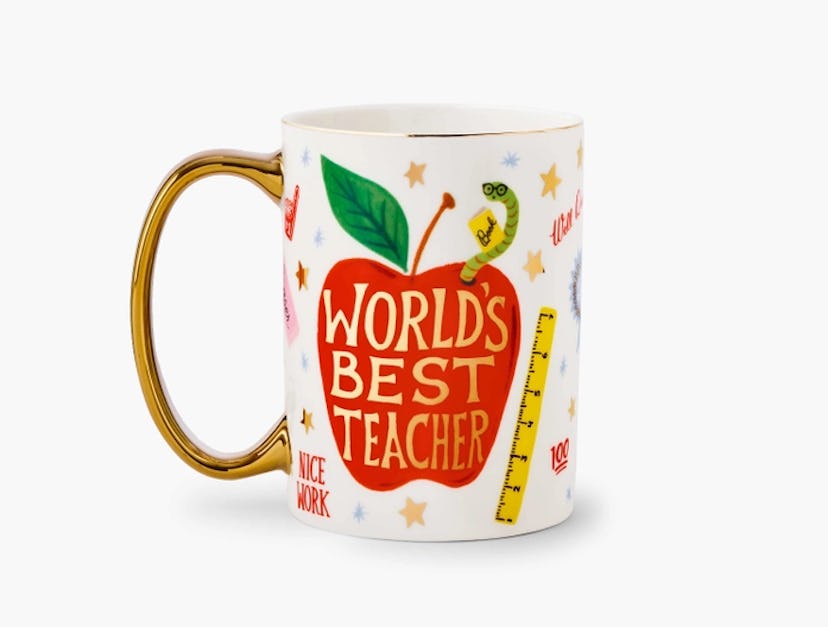 "World’s Best Teacher" Porcelain Mug