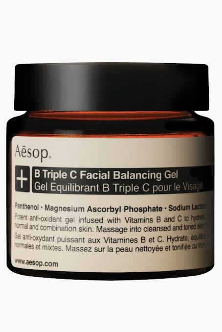 Vanessa Hudgens' skin care routine includes Aesop's Facial Balancing Gel. 