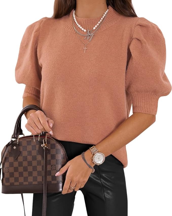 Goranbon Puff Sleeve Sweater