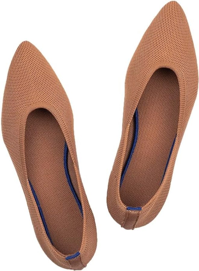 Frank Mully Pointed Knit Flats