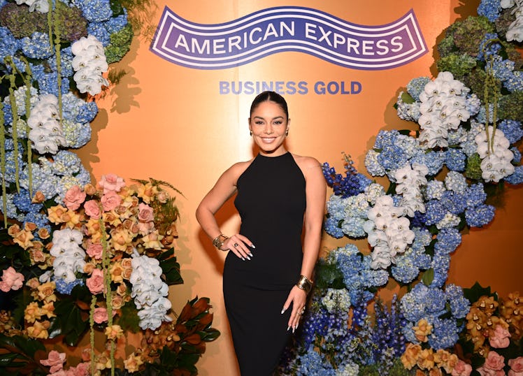 Vanessa Hudgens shares how she's manifesting a work-life balance in 2024 at an American Express even...
