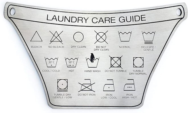 RSVP International Laundry Care Guide Magnet