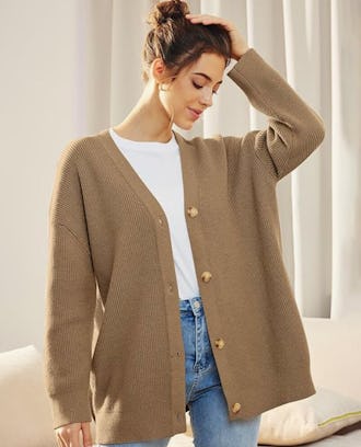 LILLUSORY Open Front Cardigan