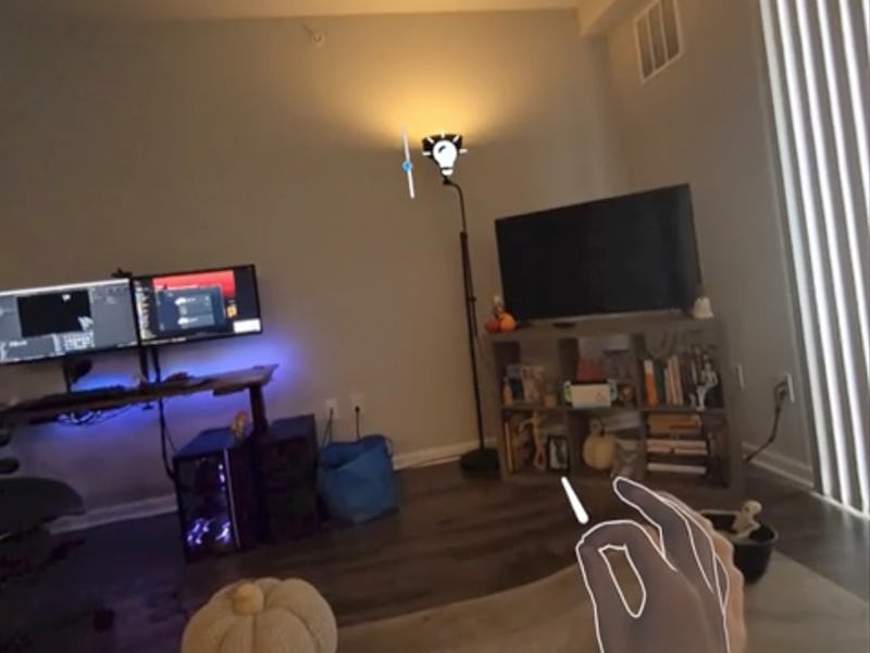 Thomas Ratliff's demo using smart lights with Quest 3
