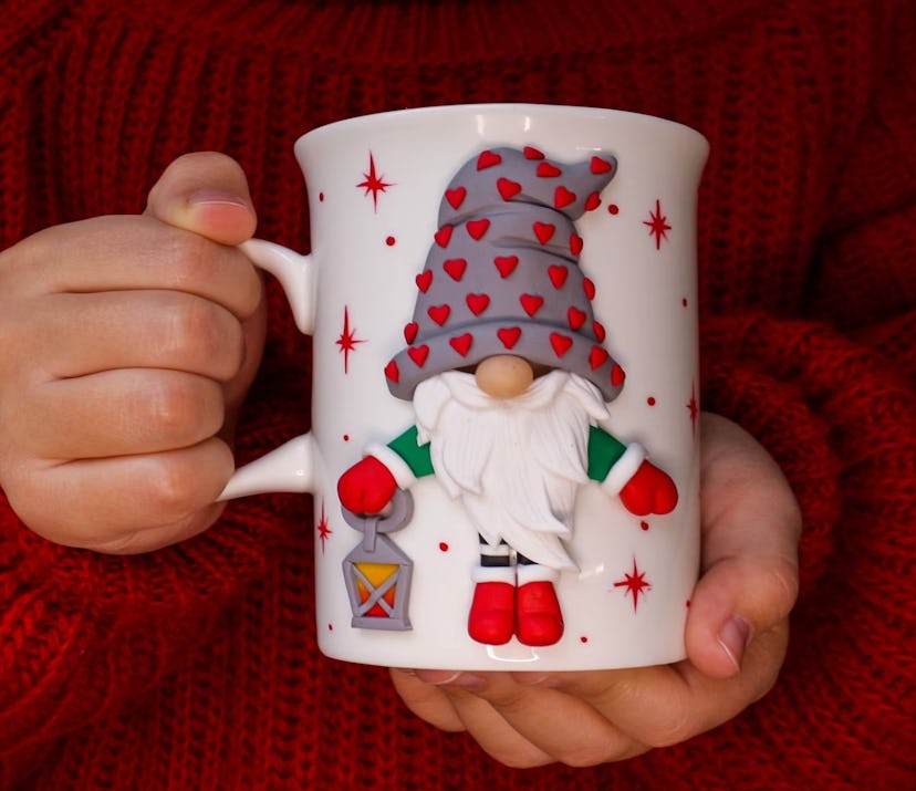 3D Holiday Gnome Mug