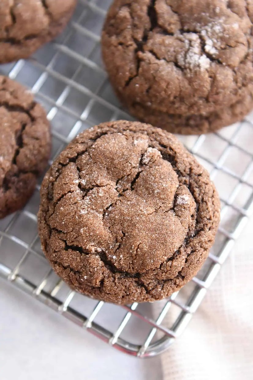 chocolate ginger molasses cookies