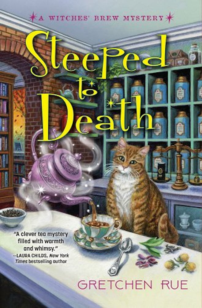The cover of ‘Steeped to Death.'