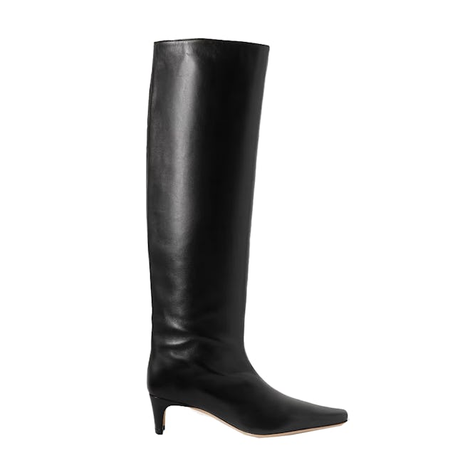 Cami leather knee boots