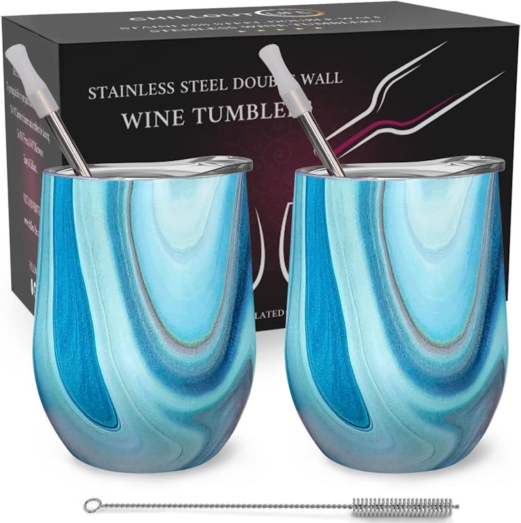 CHILLOUT LIFE Stainless Steel Wine Tumblers