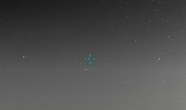 A resolved UAP sighting. The dot in the middle, and two dots that appeared to move in tandem with th...