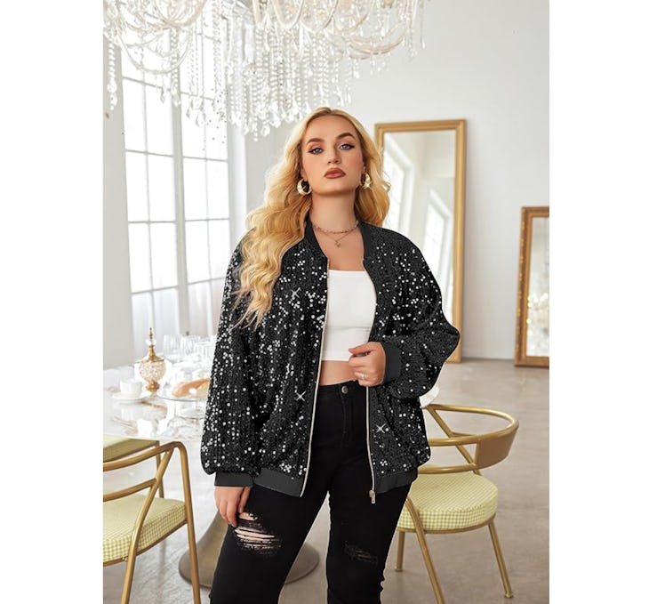 IN'VOLAND Sequin Jacket