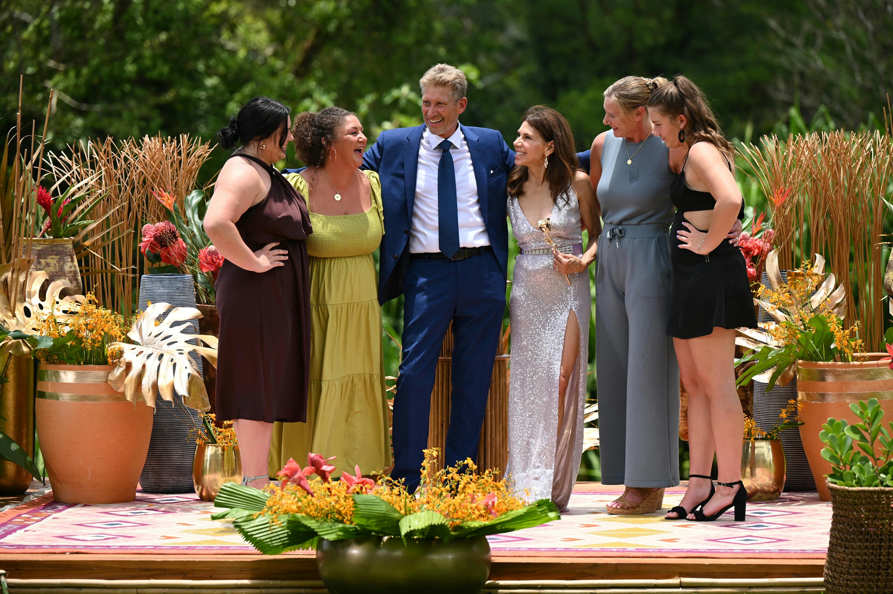 Gerry, Theresa, and his family on &lsquo;The Golden Bachelor.&rsquo; Photo via ABC