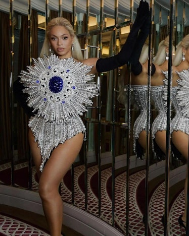 Beyoncé wears Balmain for the 'Renaissance: A Film By Beyoncé" afterparty.