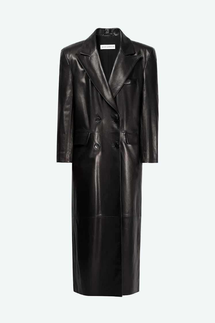 Misha Leather Coat
