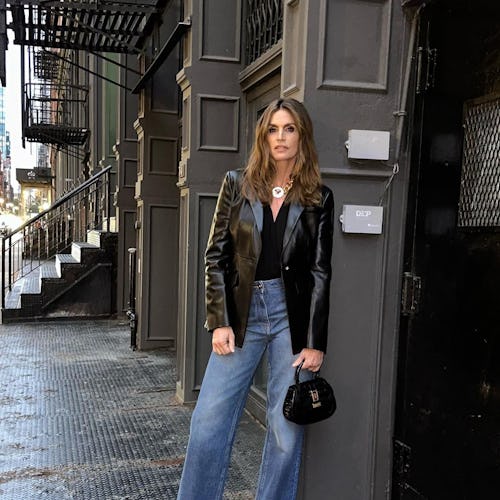 cindy crawford yellow outfit