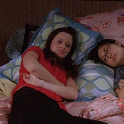 Rory and Lane on 'Gilmore Girls.' Screenshot via Netflix